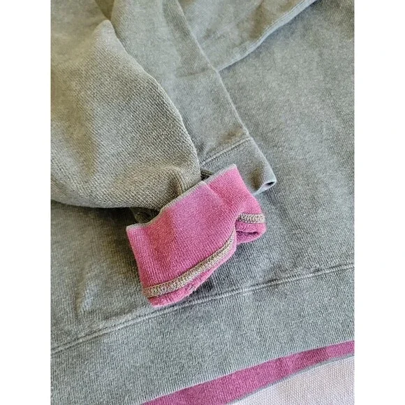 Tommy Bahama Mens XL 1/4 Zip Pullover Green Purple Reversible Logo Casual Solid - Picture 9 of 15